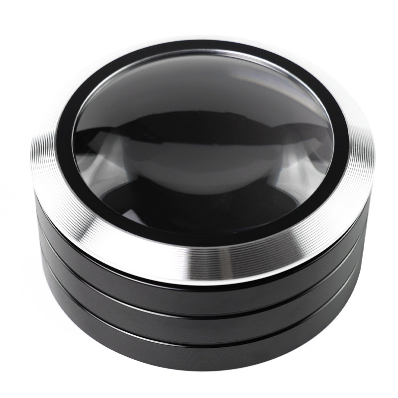 镇纸放大镜光学高清便携式扩大镜文镇镜带灯阅读镜古玩鉴定玻璃镜