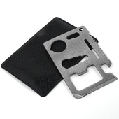 户外求生多功能工具刀卡瓶起子随身金属迷你便携应急卡片扳手侧刀