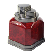 百诚金属台式 气体充气四直冲打火机焊枪防风精品点香器礼品打火机