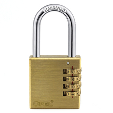 Замок кодовый 纯铜密码锁挂锁宿舍门防水防锈大门锁仓库大号车厢锁防撬防盗锁头