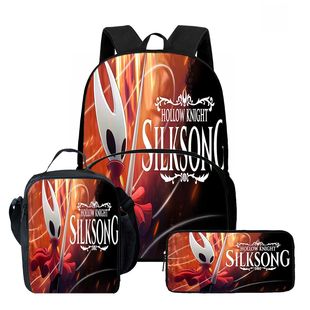 空洞骑士丝之歌贴袋背包餐包笔袋三件套Hollow Knight Silksong