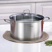 28cm 慕厨304不锈钢汤锅汤煲炖锅燃气灶电磁炉适用22