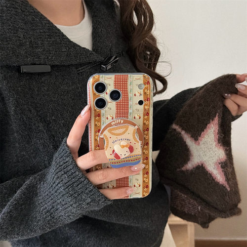 适用vivoy78y35y36y37手机壳y52s碎花米菲兔y53s磁吸支架y55t磨砂y73s网红y76s超火y85y93y70s女z6z5u3x新nex