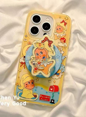 适用oppoA58a57手机壳A1a2A3A5星星人a93a95a96a97摇摇乐磁吸支架A32a35A36新A72a92s网红超火r15r17高级R11r