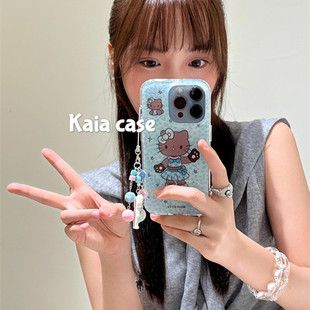 11T时髦变装 豹纹KT猫k30k20带链条10 适用红米k80k70k60k50k40s手机壳note14 7新turbo4 3甜酷少女