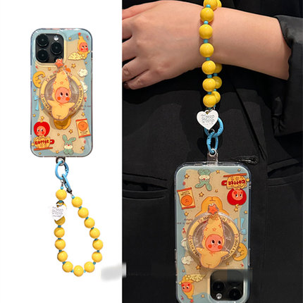 适用红米k80k70k60k50k40s手机壳note15/14/13/12/11T星星人k30k20旋转磁吸支架10/9/8/7新turbo4可拎手提链3