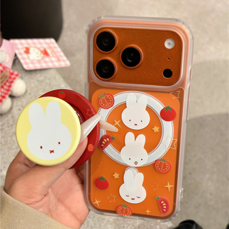 适用一加ace6/5手机壳oneplus13t/12番茄米菲兔1+Ace3磁吸支架2v磨砂11R新10T女9R卡通可爱8/7pro网红超火6p