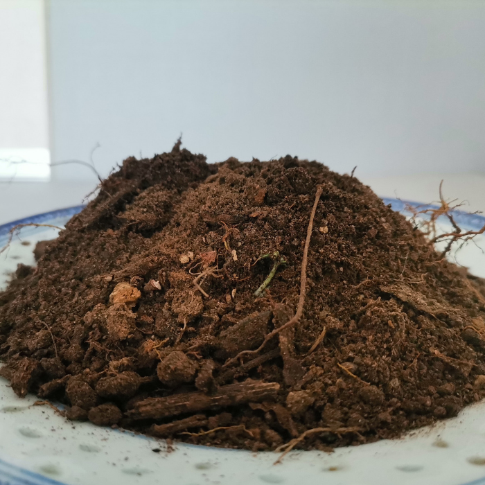 华山土高山土深山土壤自然土湿润土西岳土植物矿物质拍2件起包邮