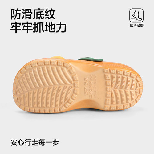 南波万甜甜圈洞洞鞋沙滩夏季新款EVA防滑通用可爱风外穿沙滩鞋女