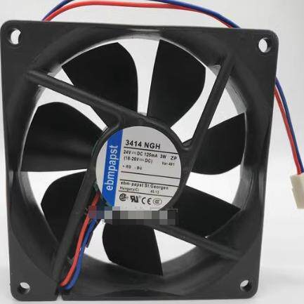 原装ebmpapst TYP 3414NGH 24V 3W 9225 变频器高端设备风扇