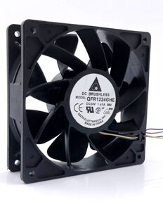 Delta/台达四线工业设备风扇 QFR1224GHE -CT31 24V 1.41A 12038