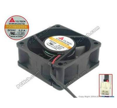 Y.S.TECH FD246025EB 24V 0.21A 6025 6CM 变频器风扇