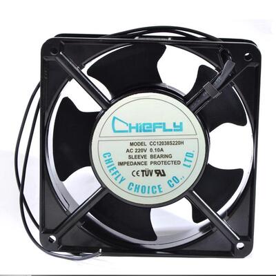 CHIEFLY CC12038S220H AC220V 0.10A 120*120*38MM机柜散热风扇