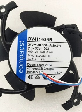 DV4114/2NR 24V 850MA 20.5W 原装德国进口 设备专用风扇