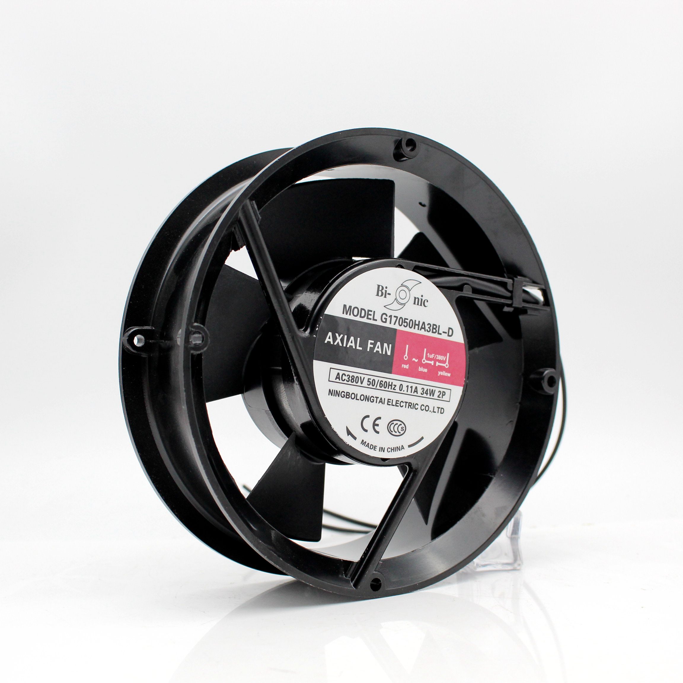 全新Bi-nic 17CM G17050HA3BL-D AC380V 0.11A 34W滚珠散热风扇