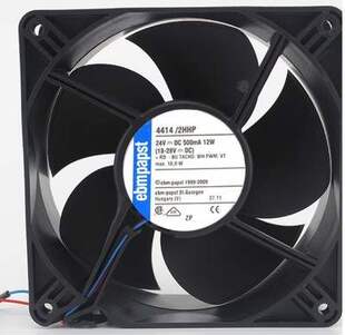 德国EBMPAPST 4414 H/M/2HHP/2HH/12M DC24V 12038变频器散热风扇