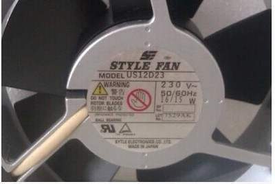 原装育良 STYLE FAN US12D23 12038 230V 16/15W 铝机散热风扇