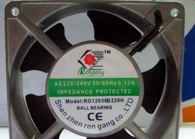 原装正品风扇 RG12038B220H 120X120X38MM机柜 机箱 散热风机