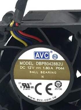 原装 AVC DBPB0428B2U 12V 1.80A 4CM 4028 4线PWM温控散热风扇