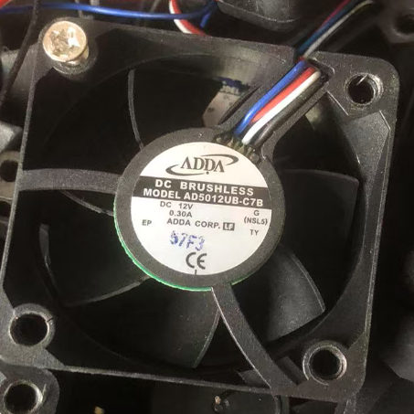 ADDA AD5012UB-C7B 12V 0.30A 5020 5CM 4线测速交换机散热风扇