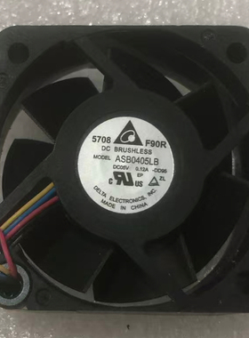 台达4015 DC5V 0.12A 4CM/厘米 4线静音USB直流小风扇 ASB0405LB