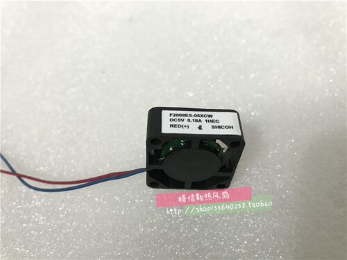 IC FAN F2008ES-05XCW 2cm 2008 5V 0.18A大风量金属叶风扇NMB