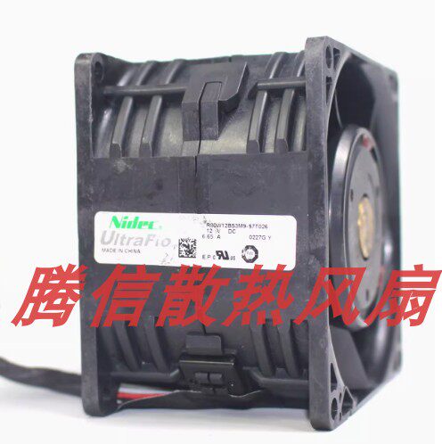 NIDEC R80W12BS3M9-57T026 12V 6.65A 超暴力双风机8cm 56mm 8056