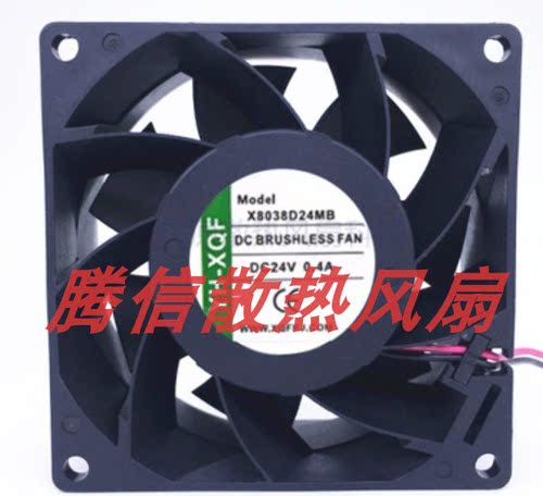 X8038D24MB全新YH-XQF  8038 8CM 24V 0.4A 电焊机变频器散热风扇