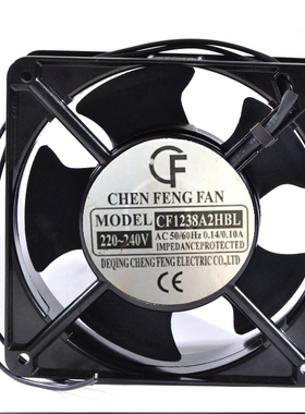 原装 CF1238A2HBL 12038 12CM 220V 0.14A散热风扇