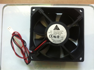 台达 8025 AFB0812L DC12V 0.12A 8CM 80*80*25MM 机箱散热风扇