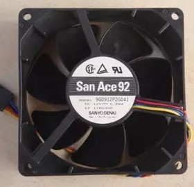 San Ace 92 9G0912P2G041 12V 0.88A 9232 9cm 4线PWM 服务器风扇