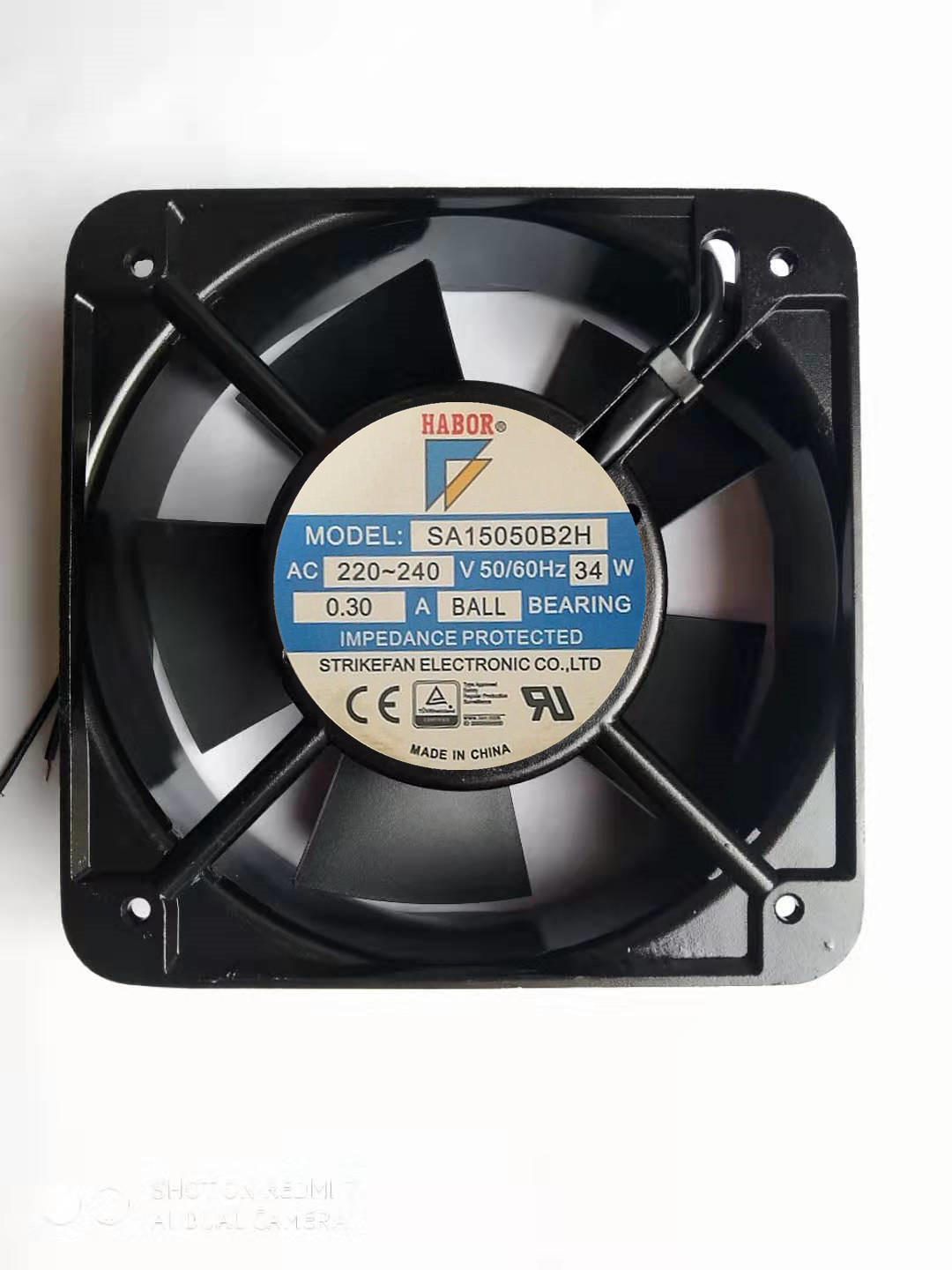 HABOR SA15050B2H 220-240V 34W 0.30A 散热风扇机柜风机