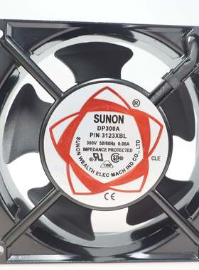 12038散热风扇380V 12CM轴流风机DP300A 3123HSL/XSL机柜机箱风扇