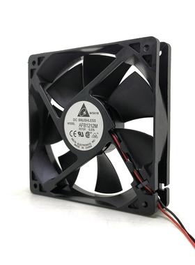 12025 12V台式主机机箱无光风扇 AFB1212M 电源风扇12cm超静音