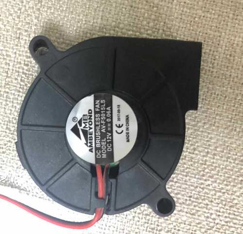 超静音风扇 12V AV-F5015LS 5CM离心涡轮鼓风机 加湿器充电器