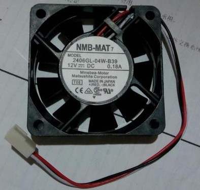 NMB 2406GL-04W-B39 12V 0.18A 三线带信号检测 60*60*15轴流风扇