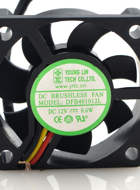 南桥/北桥 4cm 4010 DFB401012L 12V 0.6W 双滚珠超静音散热风扇