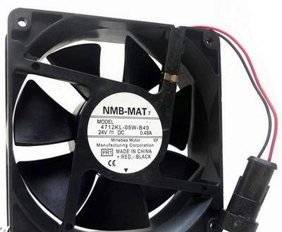 4712KL-05W-B40原装 NMB-MAT 24V 0.48A 12CM ABB变频器散热风扇 五金/工具 工业风扇 原图主图