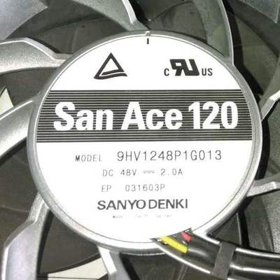 Sanyo/三洋 48V 2.0A 12CM 12038暴力9HV1248P1G013散热风扇