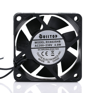 耐用双滚珠 EC6025HB 6025 6CM 220V 4.0W大风量交流机柜散热风扇