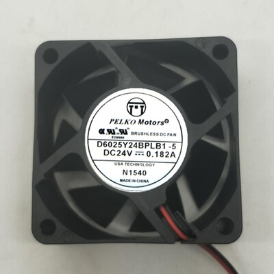 PELKO Motors D6025Y24BPLB1-5 6025 6CM 24V 0.182A 变频器风扇