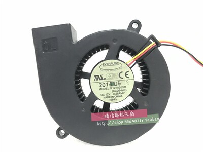 原装EVERFLOW 7020 12V 0.26A R127020SM 投影机散热风扇