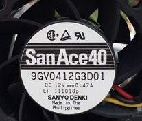 9GV0412G3D01 原装三洋SANYO DC12V 0.47A 双滚珠暴风强力风扇