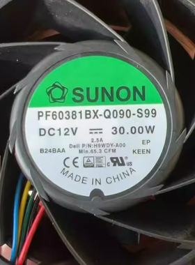 SUNON 建准PF60381BX-Q090-S99 DC12V 一30.00W H9WDY-A00 风扇