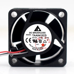 台达4CM4020 12V 0.60A 4针头PWM暴力高速散热设备风扇TAA0412CD