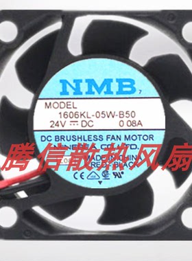 1606KL-05W-B50 原装NMB4015 DC24V 0.08A 发那科风扇风机 4CM