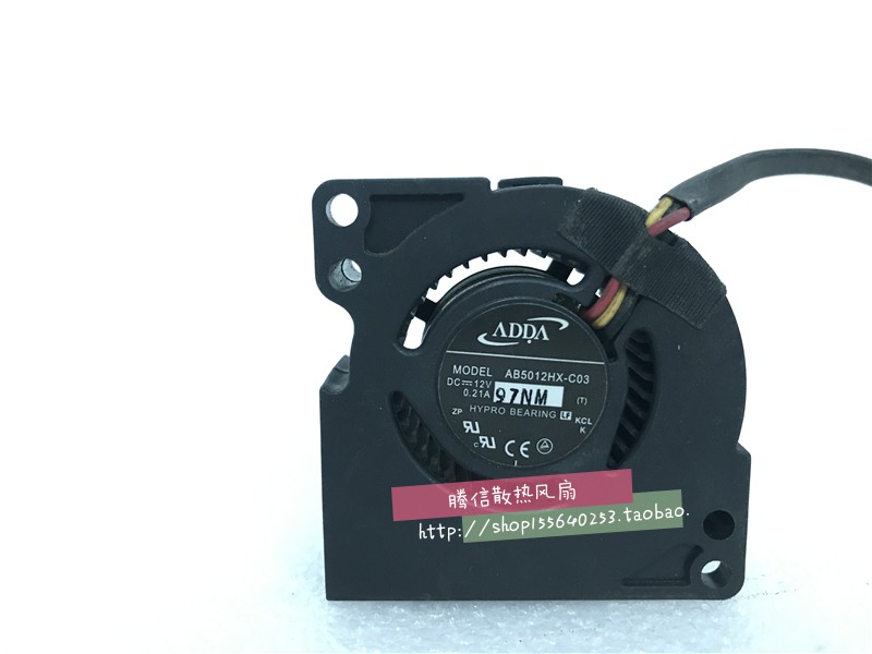 原装ADDA AB5012HX-C03 5020 12V 0.21A 5CM 投影机风扇