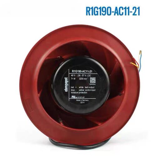 德国风机 R1G190-AC11-21 48V 71W M1G074-BF涡轮离心风机