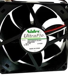 U80T24MUA7-53J241 8025 8CM 大风量机箱变频散热风扇Nidec 24V
