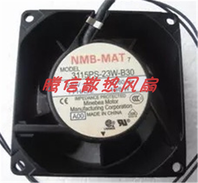 NMB-MAT 3115PS-23T-B30 AC 230V 10W 8cm 8038工业机柜 散热风扇